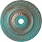 Ekena Millwork Sunflower Medallion (Canopies up to 5 5/8"), 29 1/2"OD x 3 5/8"ID x 1 5/8"P, Copper Green Patina CM29SFCGS - alternate 1